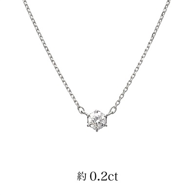 値下げ‼︎ 4℃ プラチナ　ダイヤモンド　１粒　ネックレス　スクエア ネックレス 激安メーカー直販