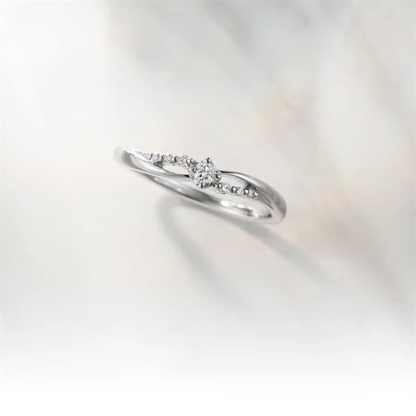 K10ホワイトゴールド リング ¥88,000