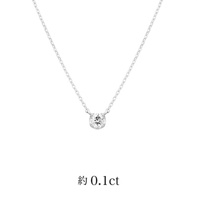 アクセサリー4℃ 18kホワイトゴールド　ネックレス