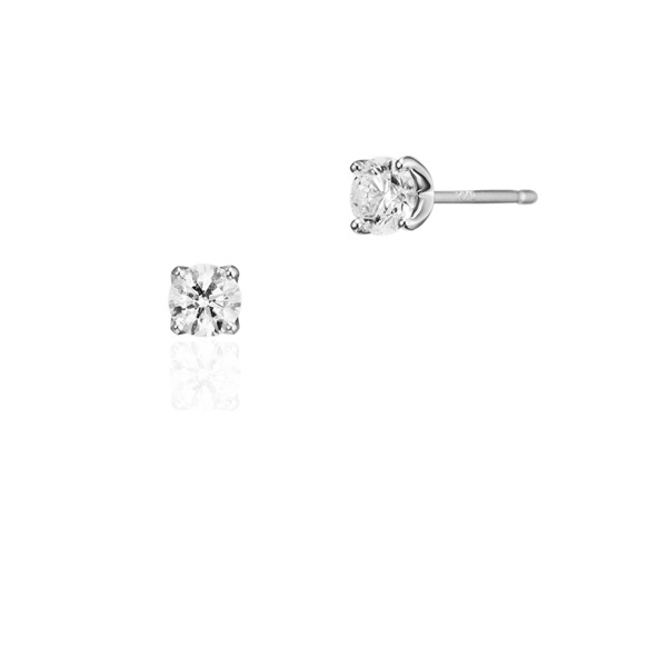 4℃ ダイヤモンド ピアス 0.1ct プラチナ