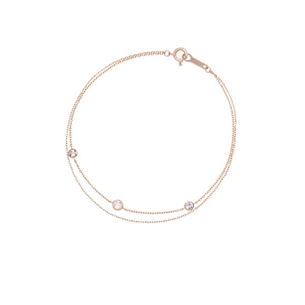 K10ピンクゴールド ブレスレット ¥44,000