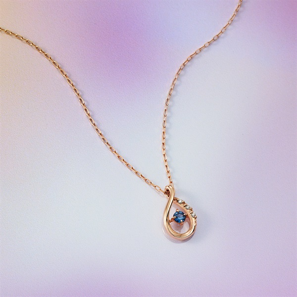 4℃ ネックレスK18ピンクゴールド Necklace/Diamond-