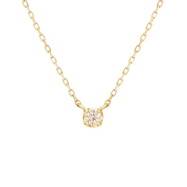 K10イエローゴールドダイヤモンドネックレス ¥25,300