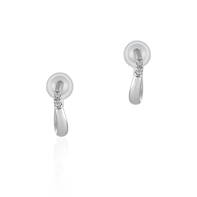 プラチナ イヤリング