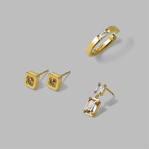 シルバー ピアス&イヤーカフセット