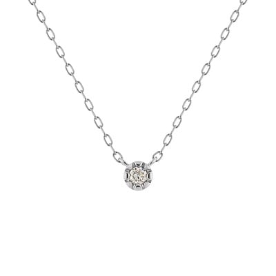 K10ホワイトゴールド ネックレス