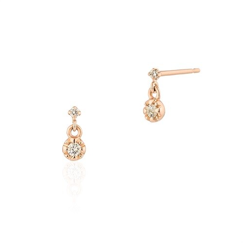 K10ピンクゴールド ピアス