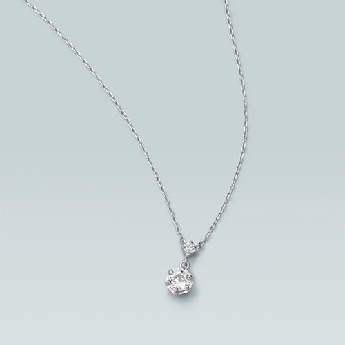 K10ホワイトゴールド ネックレス