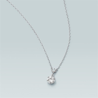 K10ホワイトゴールド ネックレス