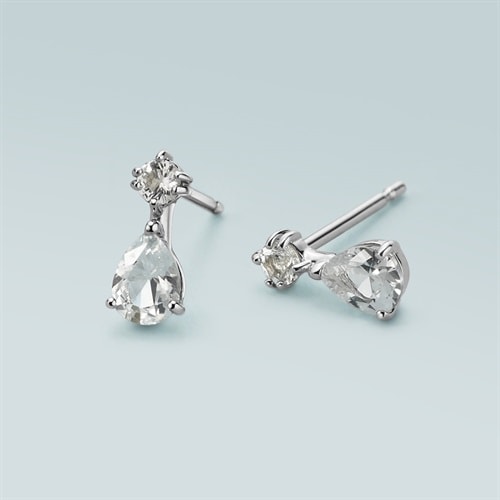 K10ホワイトゴールド ピアス