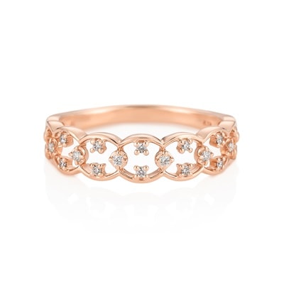 K18ピンクゴールド リング