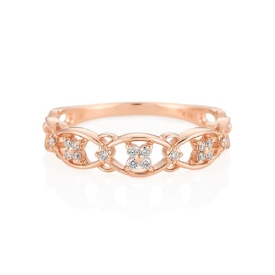 K18ピンクゴールド リング