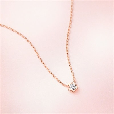 K18ピンクゴールド ネックレス