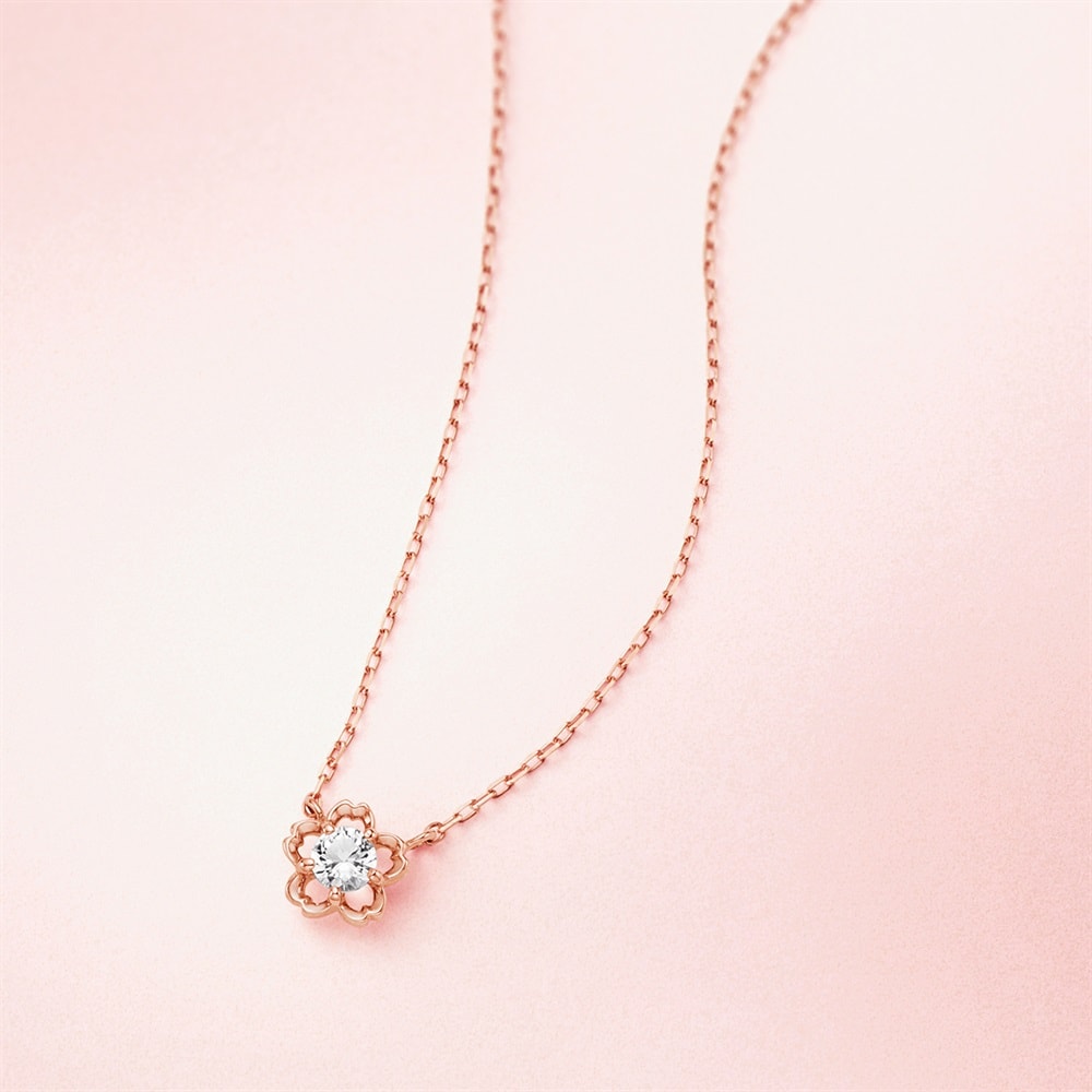 K10ピンクゴールド ネックレス