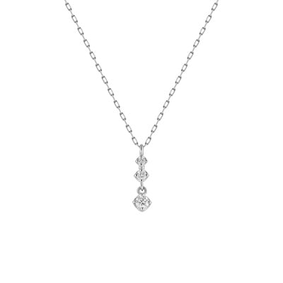 K10ホワイトゴールド ネックレス