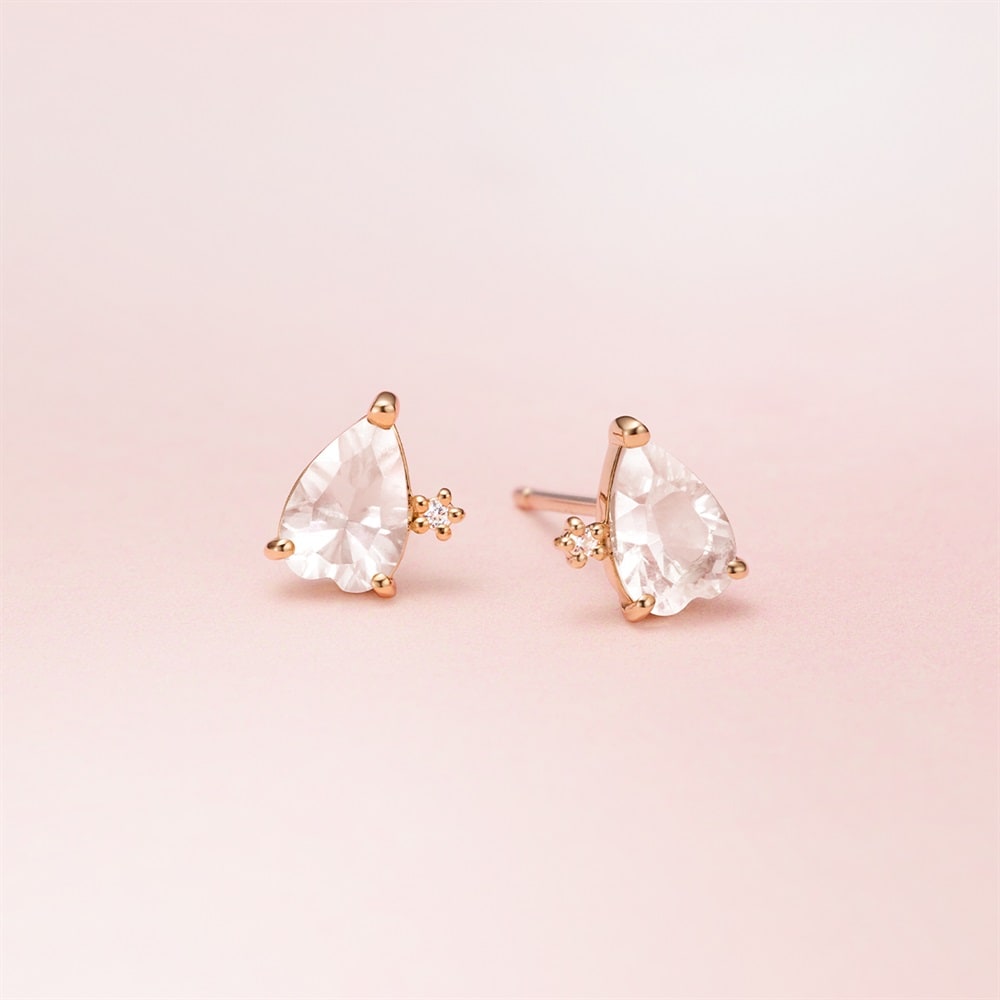 K10ピンクゴールド ピアス