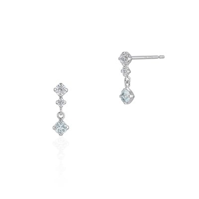 K10ホワイトゴールド ピアス