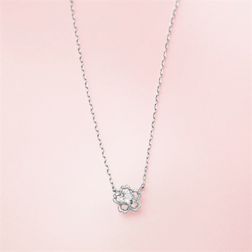 K10ホワイトゴールド ネックレス