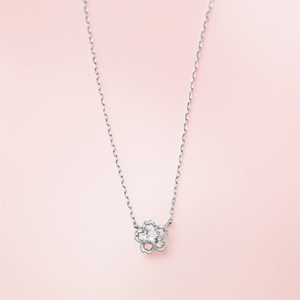 K10ホワイトゴールド ネックレス