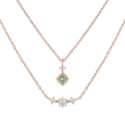 シルバー ネックレス 2本セット