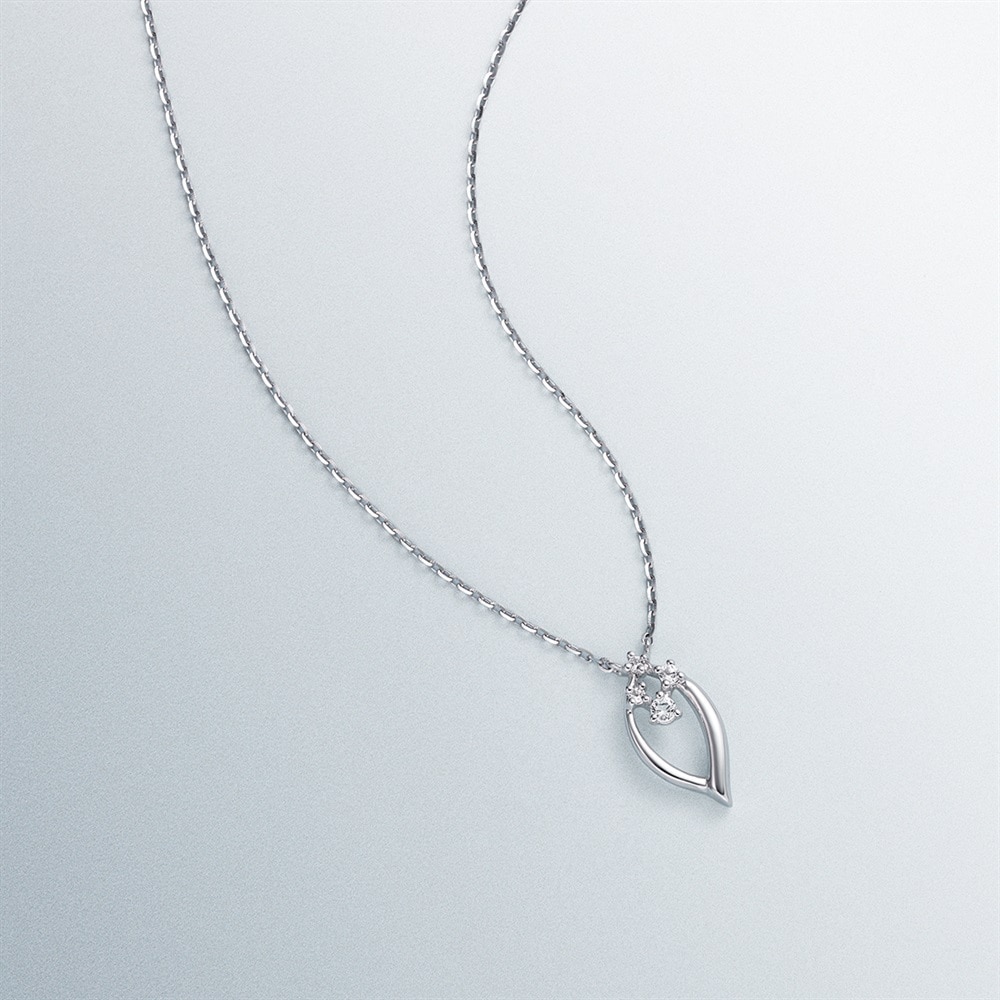 K10ホワイトゴールド ネックレス