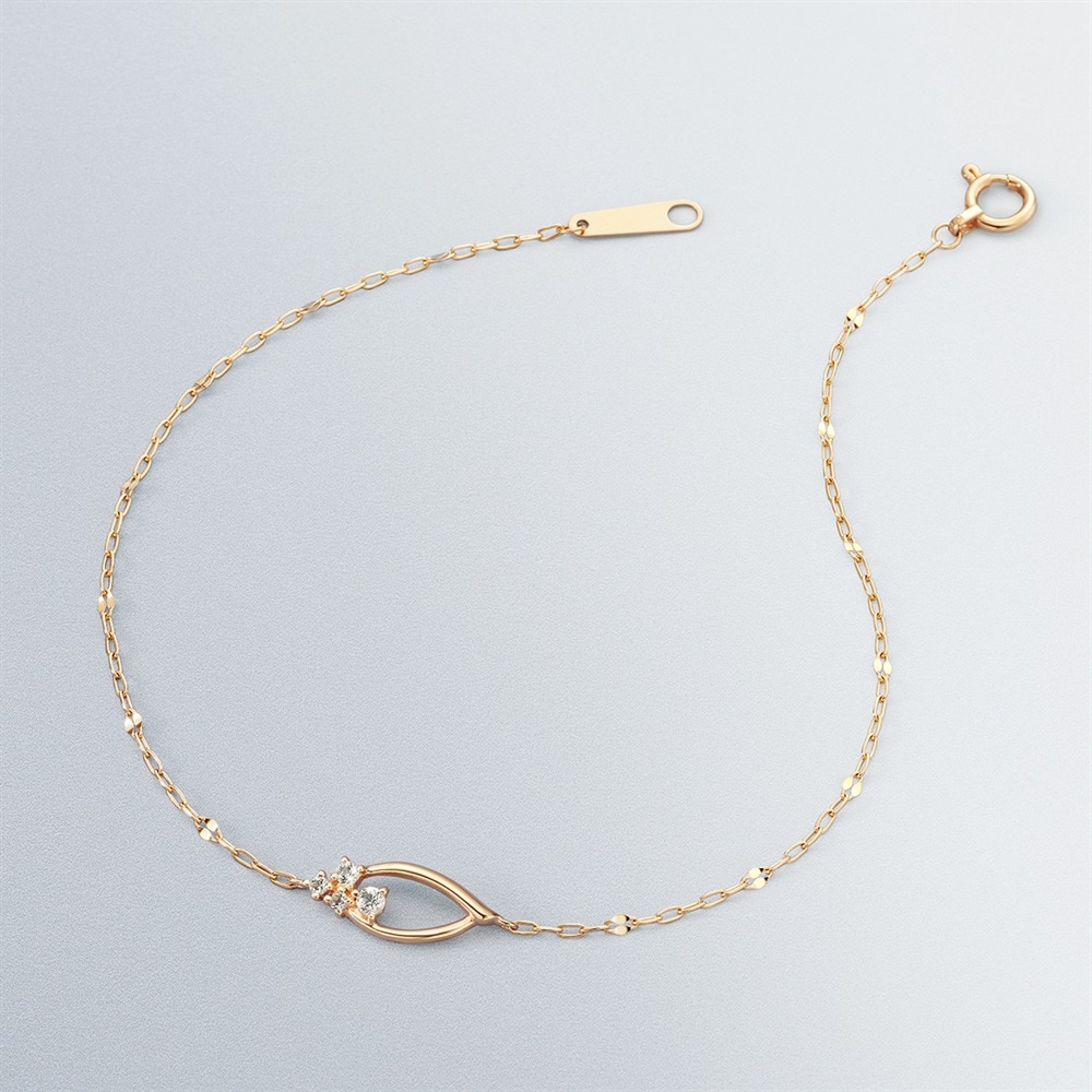 K10イエローゴールド ブレスレット