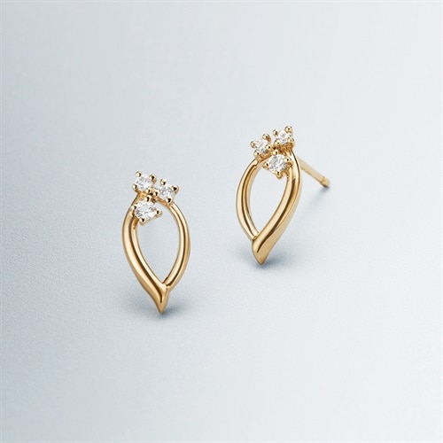 K10イエローゴールド ピアス