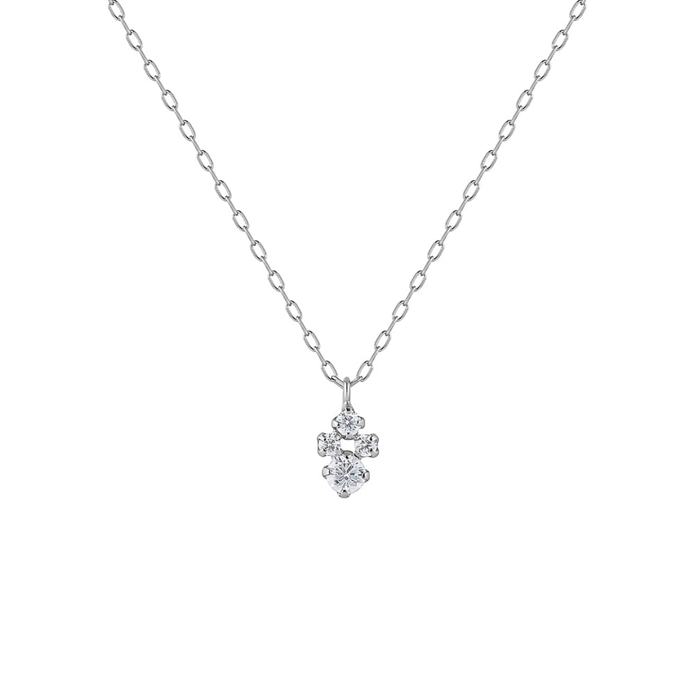 4℃ K10ホワイトゴールド ネックレス　品番111746123217 K10ホワイトゴールド ネックレス | 111746123217 | 【公式】4