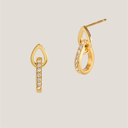 K18イエローゴールド ピアス