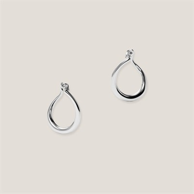 K18ホワイトゴールド ピアス