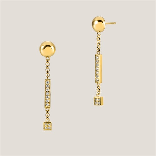 K18イエローゴールド  ピアス