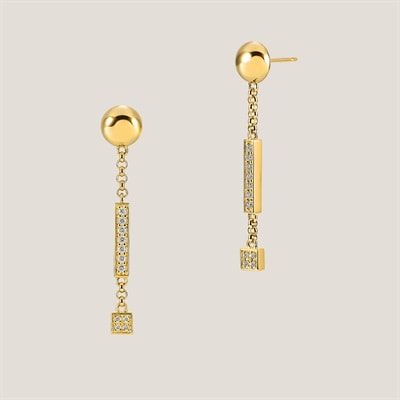 K18イエローゴールド  ピアス