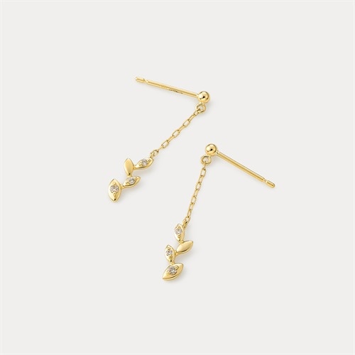 K18イエローゴールド ピアス