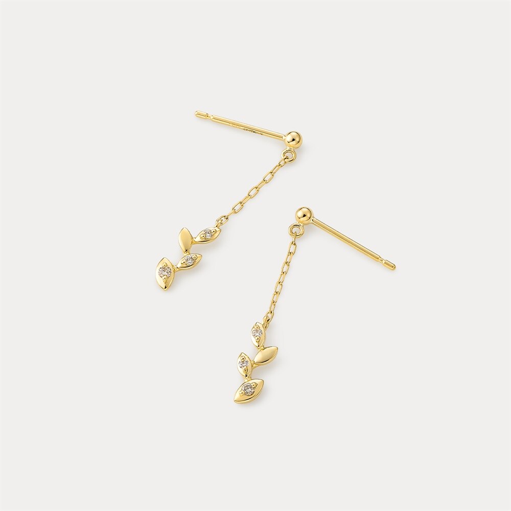 K18イエローゴールド ピアス