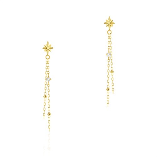 K10イエローゴールド ピアス