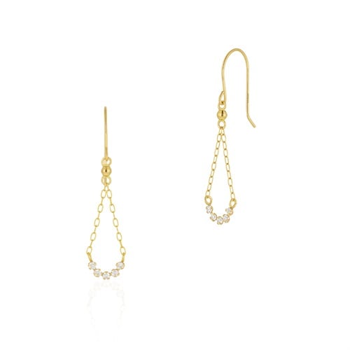 K10イエローゴールド ピアス