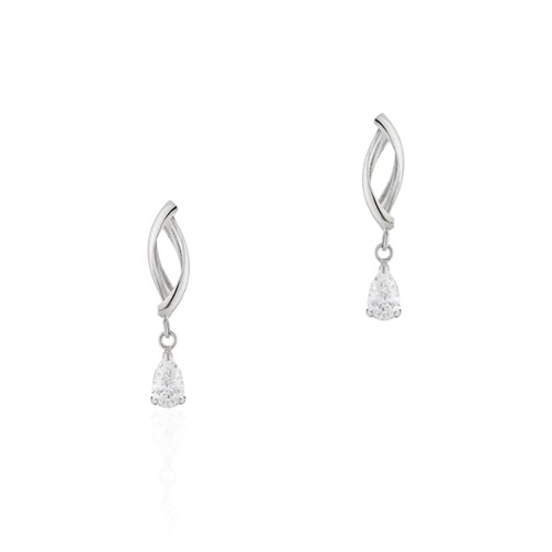 K10ホワイトゴールド ピアス