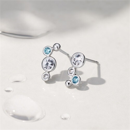 K10ホワイトゴールド ピアス