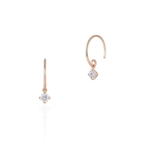 K10ピンクゴールド ピアス