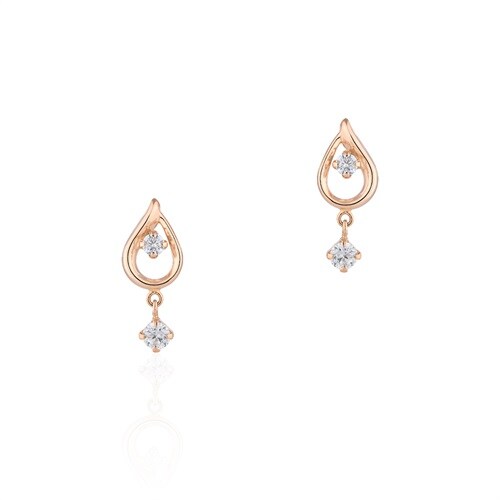 K10ピンクゴールド ピアス