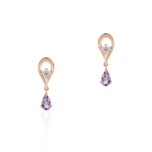 K10ピンクゴールド ピアス