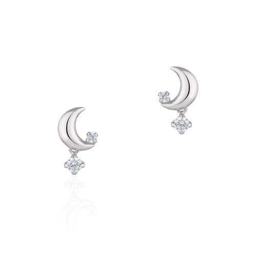 K10ホワイトゴールド ピアス