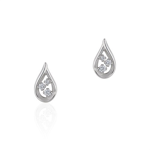 K10ホワイトゴールド ピアス