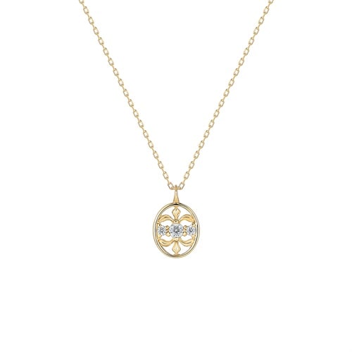 K7イエローゴールド ネックレス