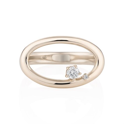 ピンクシルバー リング(00-07)