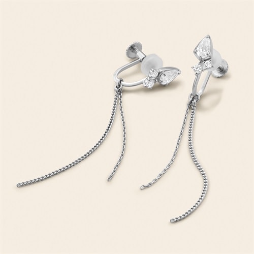 シルバー イヤリング