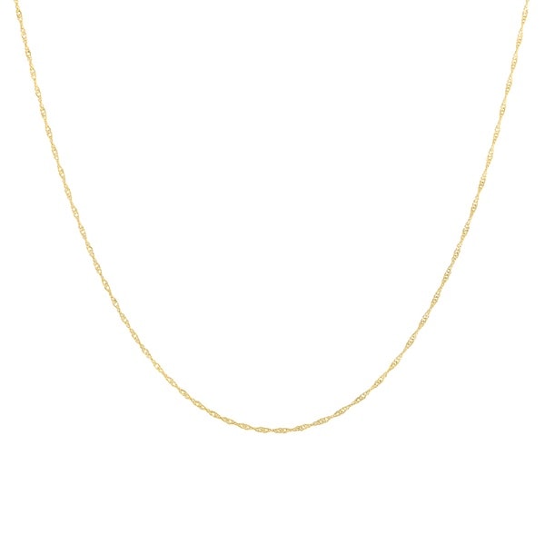 K10イエローゴールド チェーンネックレス