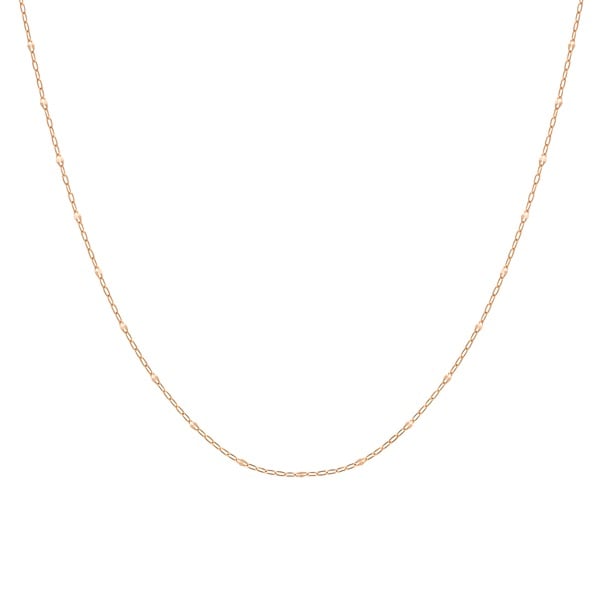 K10ピンクゴールド チェーンネックレス