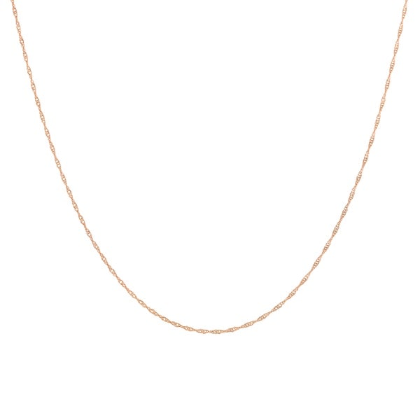 K10ピンクゴールド チェーンネックレス