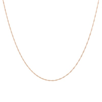 K10ピンクゴールド チェーンネックレス